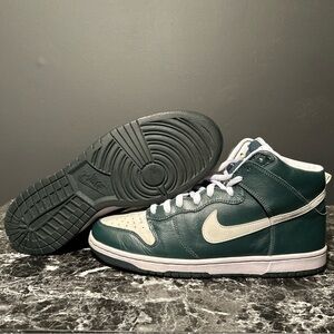 Nike Dunk High Pro SB Deep Olive Ghost 2004 Rare 305050-302 Men's Size 11.5